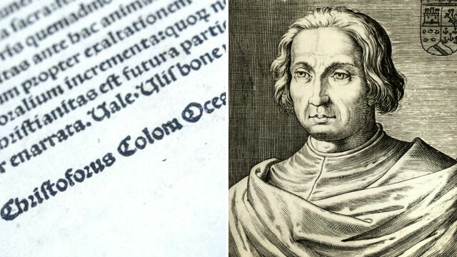 1er Carta de Cristóbal Colon