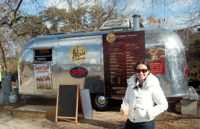 Austin. ¡Me encantaron los puestos de comida en la calle!