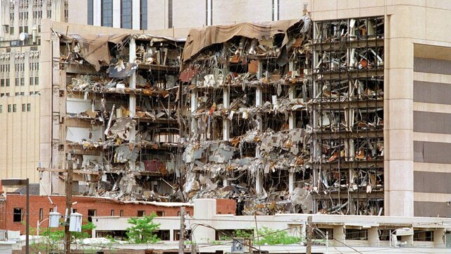 Oklahoma City federal building bombed
