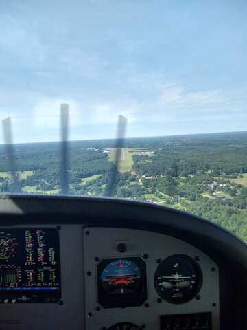 First time In a small plane