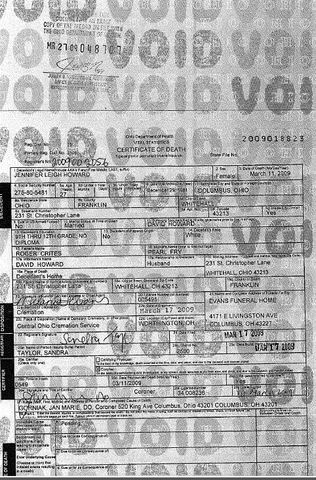 Jennifer Leigh Howard Passes Away