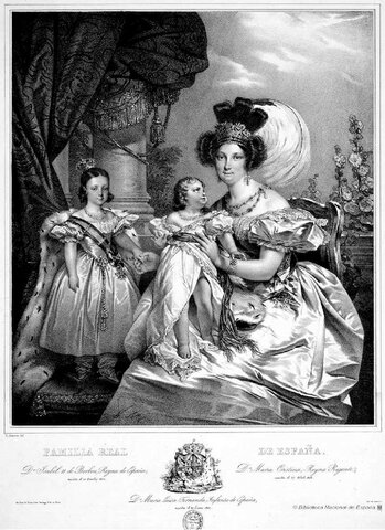 Inicio de la regencia de María Cristina