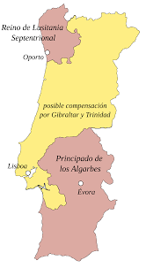 Tratado de Fontainebleau para el reparto de Portugal entre España y Francia