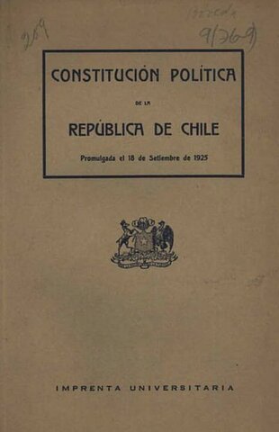 Constitución Política de la República de Chile
