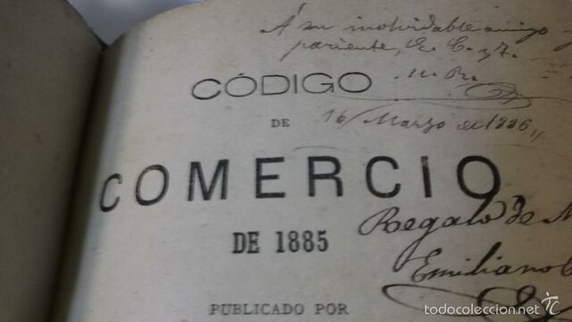 Codi de comerç (1885)