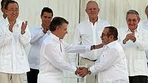 Acuerdo de paz con las FARC en Cartagena