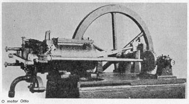 Primeiro motor a explosão.