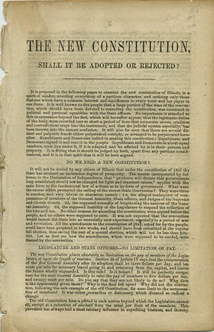 New Constitution Assigned