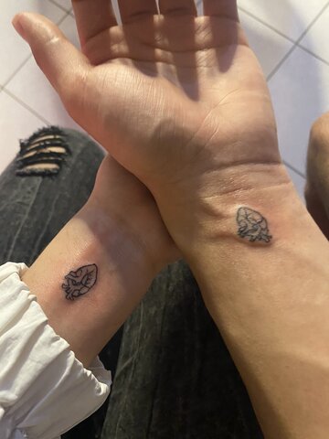 Me tatué con mi mejor amigo