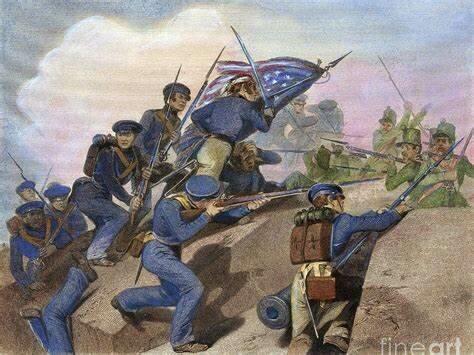 El ejercito norte amricano se apodera de la ciudad de mexico