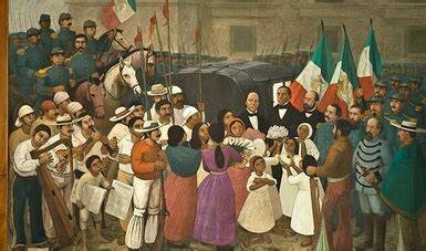 entrada triunfal de Juarez a ciudad de Mexico inicia republica restaurada