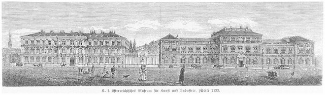 Szülei 14 évesen beíratták az Osztrák Császári és Királyi Iparművészeti Iskolába, így 1876 és 1883 között ott folytatta tanulmányait.