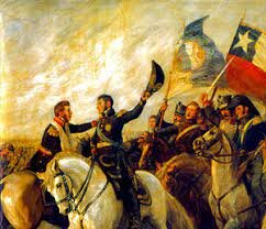 Maipú battle. Chile independence
