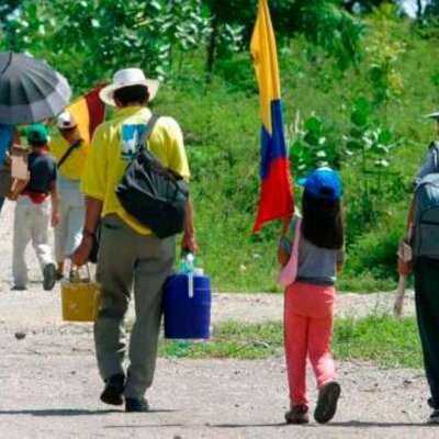 Timeline: Reconocimiento derechos Víctimas del Desplazamiento en Colombia