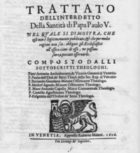 Questione dell'interdetto