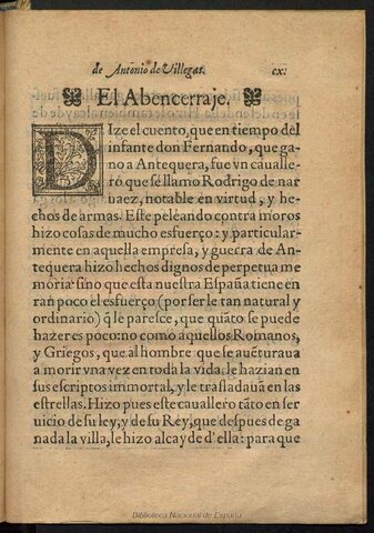 NARRATIVA. HISTORIA DEL ABENERRAJE Y LA HERMOSA JARIFA