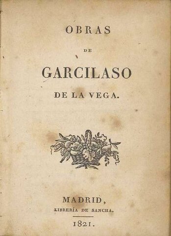 OBRA POÉTICA DE GARCILASO DE LA VEGA