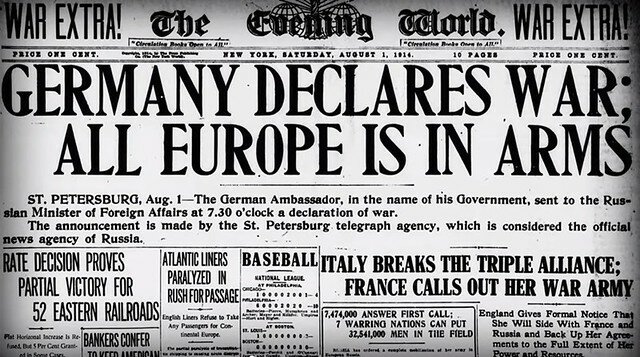 Alemania declara la Guerra a Rusia