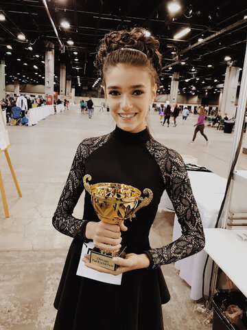 winning my first dance competition