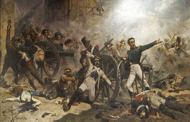 Las tropas francesas entran en la peninsula