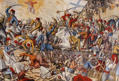 Αρχή της Β΄ Πολιορκία Μεσολογγίου