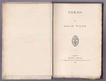 First Poem Published "Poems"