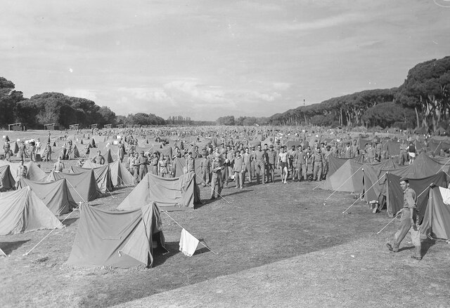 Assigned to an army camp