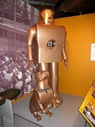 Exhibicion de un robot