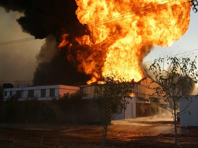 Evacuación por exploción de la Empresa ATC