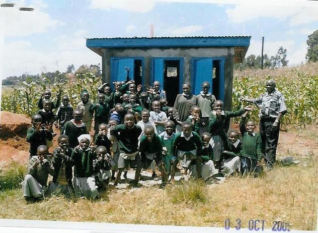 First Set of Latrines Completed