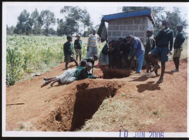 Completion of our 2nd set of Latrines