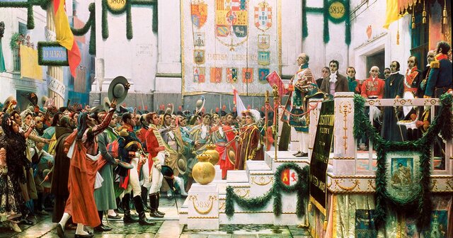 Sesión inaugural de las Cortes