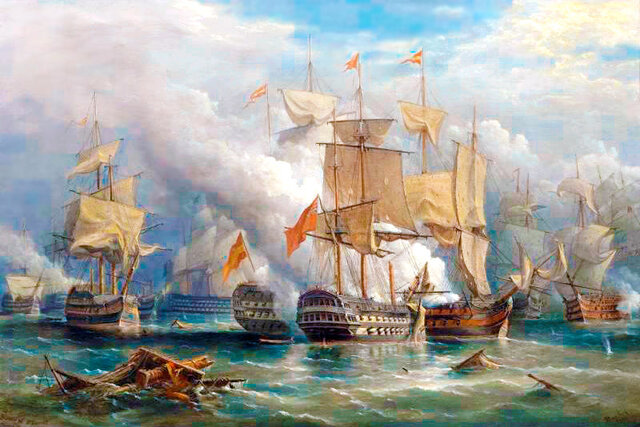 Derrota en la batalla del Cabo de San Vicente