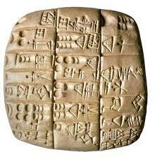 Prime testimonianze della scrittura.