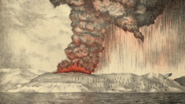 Krakatoa Eruption, 1883