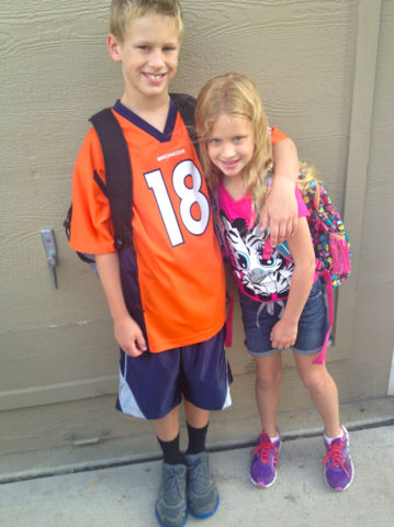 First day of 2nd grade at a new school