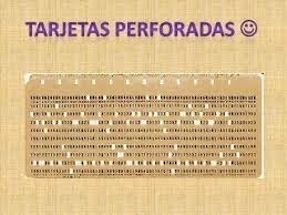 tarjetas perforadas