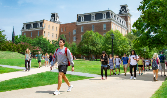 First Day of College at Arkansas