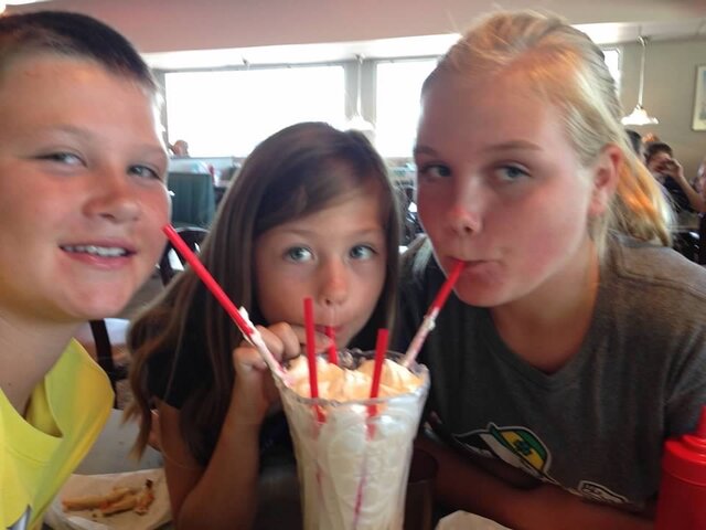 Skyscraper with my siblings