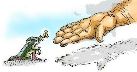 El rey y el cobro de tributos