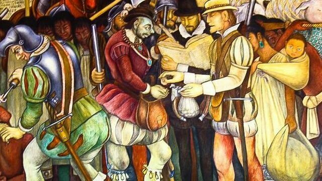 Hernán cortes y el cambio de tributos