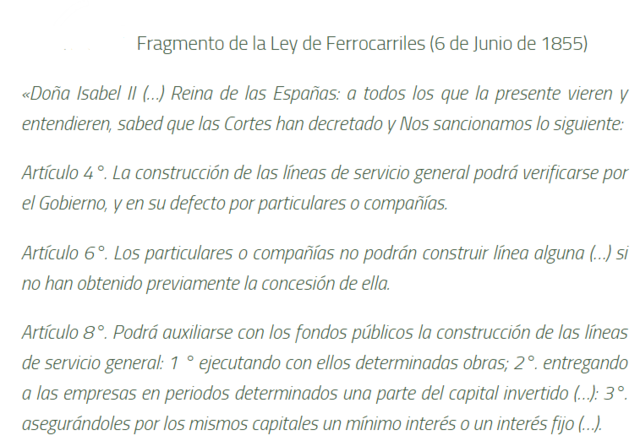 Ley General de Ferrocarriles