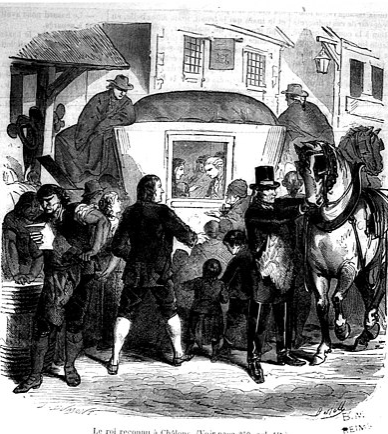 La família reial intenta fugir a Àustria