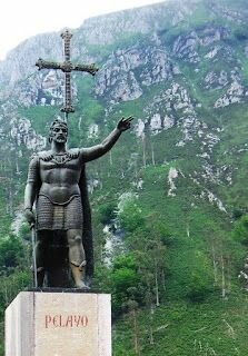 Victoria de Pelayo en Covadonga