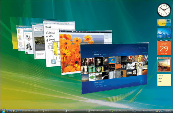 Windows Vista - Flip 3D