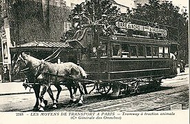 Les premiers tramways