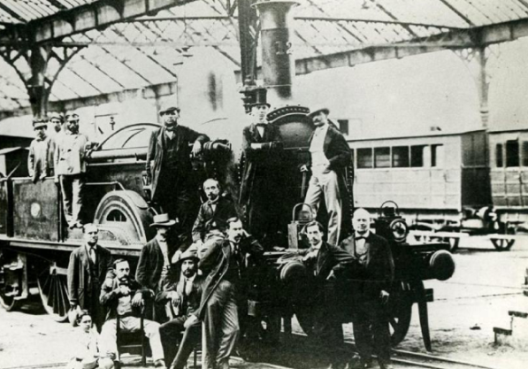 Primer ferrocarril: Barcelona-Mataró