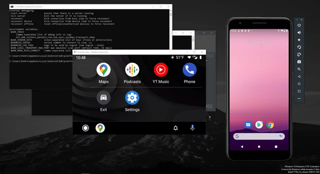 Windows 10 + TvOS + Android Auto