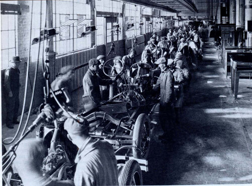 La producció en sèrie i Henry Ford