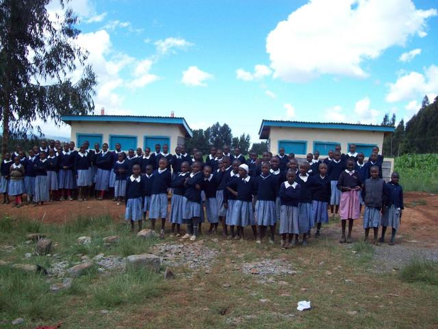 Completion of 5th set of latrines